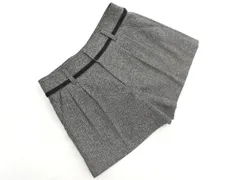 JILLSTUART ジルスチュアート ウール混 ヘリンボーン ショート パンツ size2/グレー ◇■ レディース