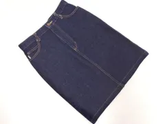 NATURAL BEAUTY BASIC ナチュラルビューティーベーシック タイト デニムスカート sizeS/インディゴ ■■ レディース