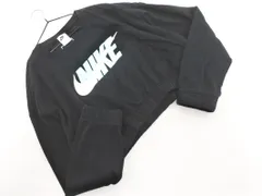 NIKE ナイキ 裏起毛 ロゴ クロップド カットソー sizeXL/黒 ◇■ レディース