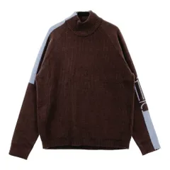 サイズ：O DESCENTE GOLF デサントゴルフ  モックネック ニットセーター  ブラウン系 [240101609469] ゴルフウェア メンズ ストスト