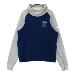 サイズ：L ROUGH&SWELL ラフアンドスウェル  切替 ニット セーター  ネイビー系 [240101613866] ゴルフウェア メンズ ストスト