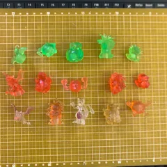 〇ポケモン ソフビフィギュア 鉛筆キャップ 15体セット