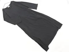 antiqua アンティカ ロング スリット ワンピース 黒 ◇■ レディース