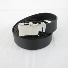 LEELIE レザーベルト ガチャ 黒 *A392