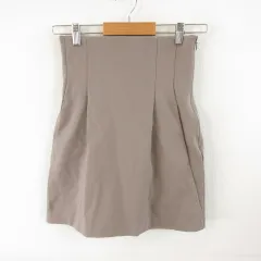 スナイデル SNIDEL スカート ショートパンツ ハイウエスト茶 モカ 0 *T823