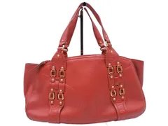 COLE HAAN コールハーン レザー ハンド バッグ オレンジ ■■ レディース