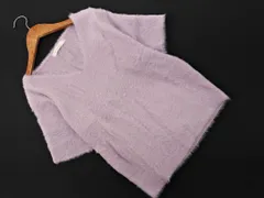 COCODEAL ココディール Vネック シャギー ニット セーター size2/ラベンダー ◇■ レディース