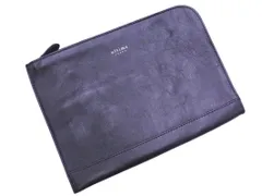 ultima TOKYO ウルティマトーキョー レザー クラッチ バッグ 黒 ■■ レディース