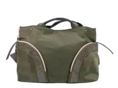 modaprincipe モーダプリンチ 2WAY トート バッグ 緑 ■■ レディース