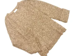 SELECT MOCA セレクトモカ ミックス編み オーバーサイズ ニット セーター sizeF/茶 ◇■ レディース