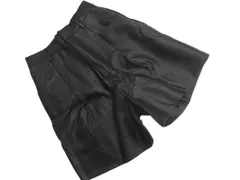 KBF ケービーエフ アーバンリサーチ フェイクレザー ショート パンツ sizeOne/黒 ◇■ レディース