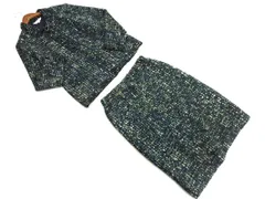 VINVERT バンベール セットアップ ジャケット スカート スーツ sizeM/青 ◇■ レディース