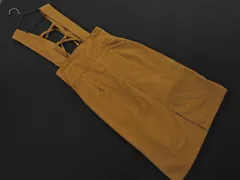 MAJESTIC LEGON マジェスティックレゴン 2WAY リボン ジャンパー スカート sizeM/ベージュ ■■ レディース