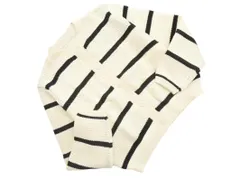 GRL グレイル ボーダー カーディガン sizeM/オフホワイトx黒 ◇■ レディース