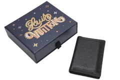 極美品 LOUIS VUITTON ルイヴィトン モノグラム シャドウ オーガナイザー ドゥ ポッシュ カードケース M62899 ブラック 中古 4b013176