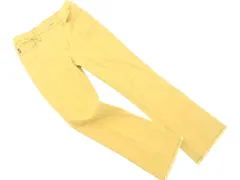 RODEO CROWNS ロデオクラウンズ 裏起毛 カットオフ パンツ sizeS/マスタード ◇■ レディース