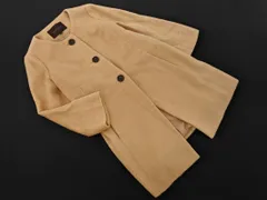 Jewel Changes ジュエルチェンジズ ユナイテッドアローズ ウール混 ノーカラー コート size36/ベージュ ◇■ レディースのサムネイル