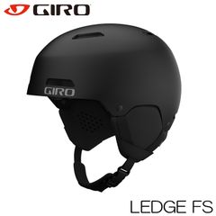 Giro LEDGE FS 24-25 Matte Black Ski/Snowboard Helmet, 2025, Official Japanese Product