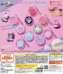 【中古】紙製品 ガチャ台紙 「ポンデクルール サンリオキャラクターズ マルチカラーパウダー」
