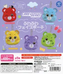 【中古】紙製品 ガチャ台紙 「ケアベアふわふわフェイスポーチ」