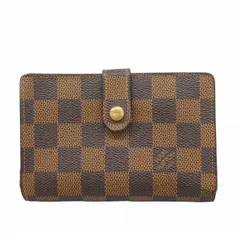 【6bd5502】ルイヴィトン 財布 ダミエ ポルトモネビエヴィエノワ M61663 エベヌ【中古】レディース