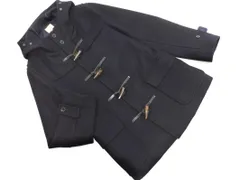 green label relaxing グリーンレーベルリラクシング ユナイテッドアローズ ウール混 メルトン ダッフル コート sizeM/黒 ◇■ メンズ