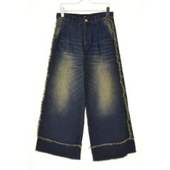 Licht Bestreben デニムトラウザー サルエル クロップド パンツ - メルカリ