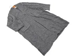 natural by clip ナチュラルバイクリップ Studio Clip スタジオクリップ ウール混 ロング カーディガン sizeF/グレー ◇■ レディース