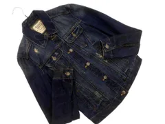 ZARA TRF ザラ トラファ ダメージ加工 Gジャン デニム ジャケット sizeM/青 ◇■ レディース