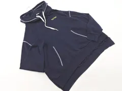 RODEO CROWNS ロデオクラウンズ スウェット ロゴ 刺繍 プリント プルオーバー パーカー sizeF/紺 ◇■ レディース