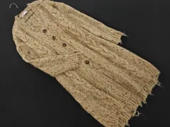 ZARA ザラ ケーブル編み Ｖネック ロング カーディガン sizeM/ベージュ ◇■ レディース