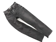 MOUSSY マウジー USED加工 カットオフ デニムパンツ size23/黒 ■■ レディース