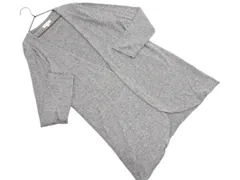 SOUP スープ ロング ニット ショール カーディガン size11/グレー ◇■ レディース
