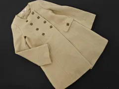 NATURAL BEAUTY BASIC ナチュラルビューティーベーシック ウール混 ノーカラー コート sizeM/ベージュ ◇■ レディース