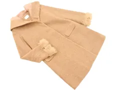 grove グローブ ウール混 2WAY フーディ コート sizeM/茶 ◇■ レディース