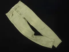 ZARA ザラ ストレッチ スキニー パンツ size36/黄緑 ■■ レディース