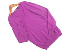 BEAUTY & YOUTH ビューティ&ユース ユナイテッドアローズ ウール混 Vネック ニット セーター 紫 ◇■ レディース