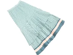 PROPORTION プロポーション ボディドレッシング ティアード プリーツ スカート sizeS/緑xピンク ■■ レディースのサムネイル