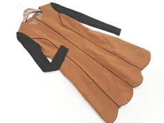 M S GRACY エムズグレイシー ウール混 袖 ニット Aライン ワンピース size36/黒ｘ茶 ◇■ レディースのサムネイル