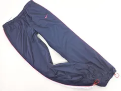 NIKE ナイキ トラック パンツ sizeL/紺 ◇■ レディース