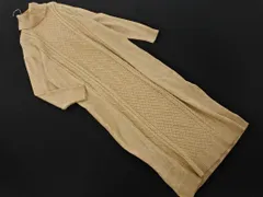URBAN RESEARCH ROSSO アーバンリサーチロッソ ウール混 タートルネック ニット ワンピース sizeF/ベージュ ◇■ レディース