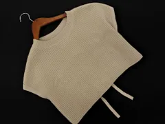 apart by lowrys アパートバイローリーズ バックオープン ニット ベスト sizeS/ベージュ ◇■ レディース