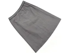 ensuite エンスウィート ウール混 スカート size4/グレー ◇■ レディースのサムネイル