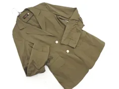 EVEX by KRIZIA エヴェックスバイクリツィア ギャザー テーラード ジャケット size40/カーキ ◇■ レディース