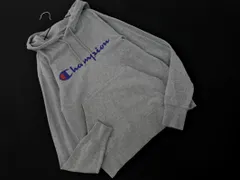 Champion チャンピオン プリント プルオーバー パーカー sizeS/グレー ◇■ レディース