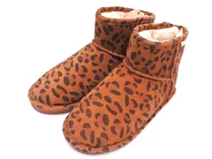 新品 OPAQUE オペーク BEARPAW ベアパウ アニマル柄 ムートン ブーツ size24/茶 ◆■ レディースのサムネイル