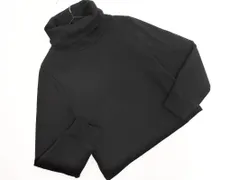 ZARA ザラ 裏起毛 タートルネック プルオーバー カットソー sizeS/黒 ◇■ レディース