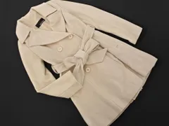 CECIL McBEE セシルマクビー ダブルボタン コート sizeM/アイボリー ◇■ レディース
