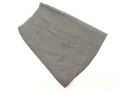 Leilian レリアン ウール混 Aライン 台形 スカート size9/チャコール ◇■ レディース