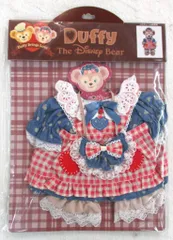 東京ディズニーリゾート Sサイズ用コスチューム Sweet Duffy 2014 Duffy Brings Love シェリーメイ(デニムハートシャツ/赤チェックエプロン) 2014